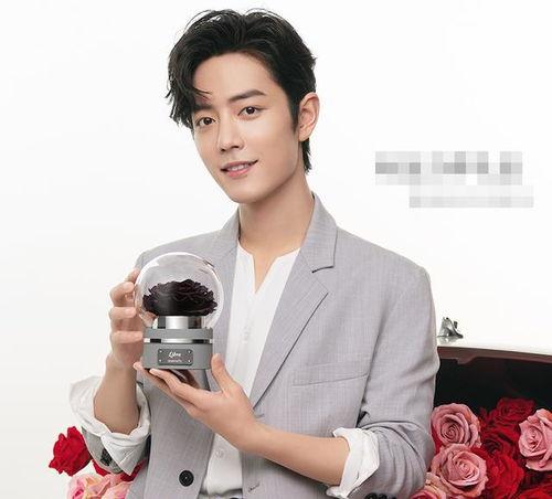 肖战最新玫瑰物料爆料,玫瑰映衬下的深情演绎